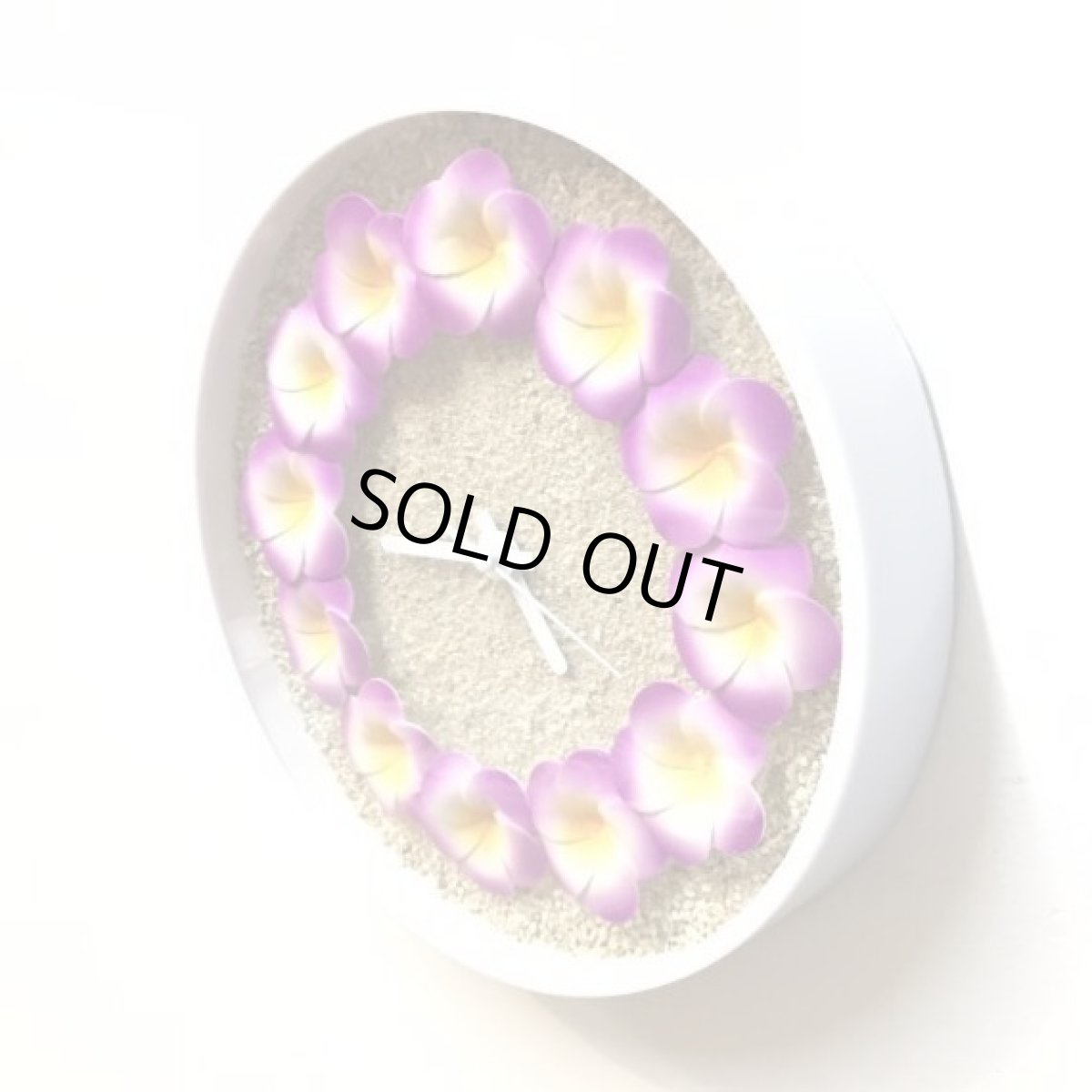 画像3: プルメリア時計　パープル (3)