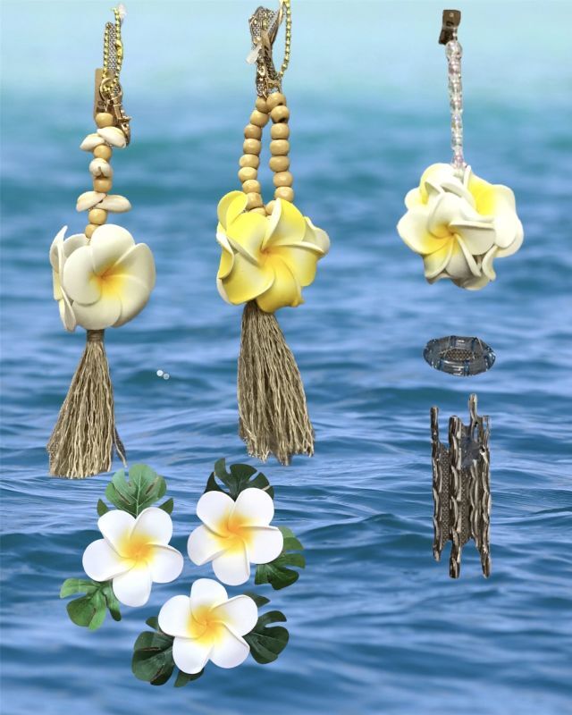 画像5: プルメリアサンキャッチャーホワイト (5)